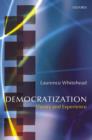 Image for Democratization  : theory and experience