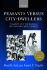 Image for Peasants versus city-dwellers  : taxation and the burden of economic development