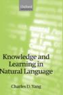 Image for Knowledge and Learning in Natural Language