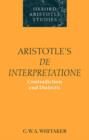 Image for Aristotle&#39;s De Interpretatione