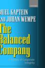Image for The balanced company  : a corporate integrity theory