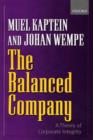 Image for The balanced company  : a theory of corporate integrity