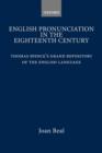 Image for English Pronunciation in the Eighteenth Century