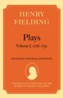 Image for Henry Fielding - Plays