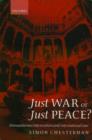 Image for Just War or Just Peace?