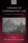 Image for Themes in comparative law  : in honour of Bernard Rudden