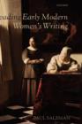 Image for Reading Early Modern Women&#39;s Writing