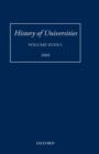 Image for History of universitiesVol. 18