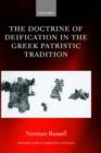 Image for The Doctrine of Deification in the Greek Patristic Tradition
