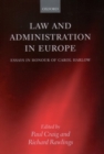 Image for Law and administration in Europe  : essays in honour of Carol Harlow