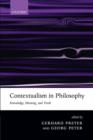 Image for Contextualism in Philosophy