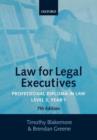 Image for Law for legal executives: Professional diploma in law, level 3