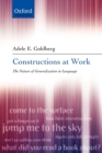 Image for Constructions at work  : the nature of generalization in language