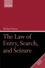 Image for The law of entry, search and seizure