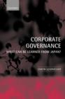 Image for Corporate governance  : what can be learned from Japan?