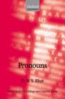 Image for Pronouns  : a cross-linguistic study