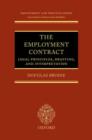 Image for The employment contract  : legal principles, drafting, and interpretation