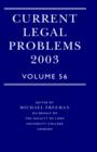 Image for Current legal problems 2003Vol. 56