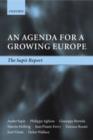 Image for An Agenda for a Growing Europe