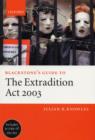 Image for Blackstone&#39;s Guide to the Extradition Act 2003