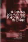 Image for Reforming company and takeover law in Europe