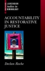Image for Accountability in Restorative Justice