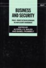 Image for Business and security  : public-private sector relationships in a new security environment