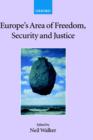 Image for Europe&#39;s area of freedom, security, and justice
