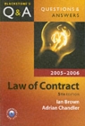Image for Law of Contract 2005-2006