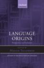 Image for Language origins  : perspectives on evolution