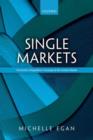Image for Single markets  : economic integration in Europe and the United States