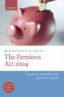 Image for Blackstone&#39;s guide to the Pensions Act 2004