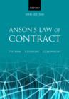 Image for Anson&#39;s Law of Contract