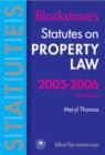 Image for Statutes on Property Law 2005-2006