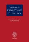 Image for The law of privacy and the mediaSecond cumulative supplement