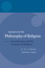 Image for Hegel: Lectures on the Philosophy of Religion