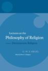 Image for Hegel: Lectures on the Philosophy of Religion