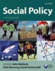 Image for Social policy