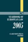 Image for The Yearbook of European Law