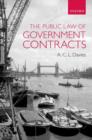 Image for The public law of government contracts