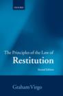 Image for Principles of The Law of Restitution