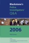 Image for Blackstone&#39;s police investigator&#39;s Q&amp;A 2006