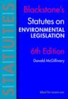 Image for Blackstone&#39;s Environmental Legislation