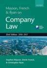 Image for Mayson, French and Ryan on company law