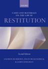 Image for Cases and Materials on the Law of Restitution