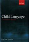 Image for Child language  : the parametric approach