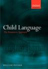 Image for Child language  : the parametric approach