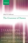 Image for The grammar of names