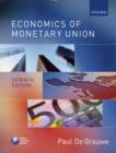 Image for Economics of Monetary Union