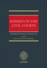 Image for Experts in the civil courts